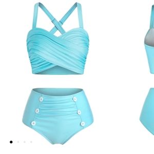 Retro Swimsuit top is big